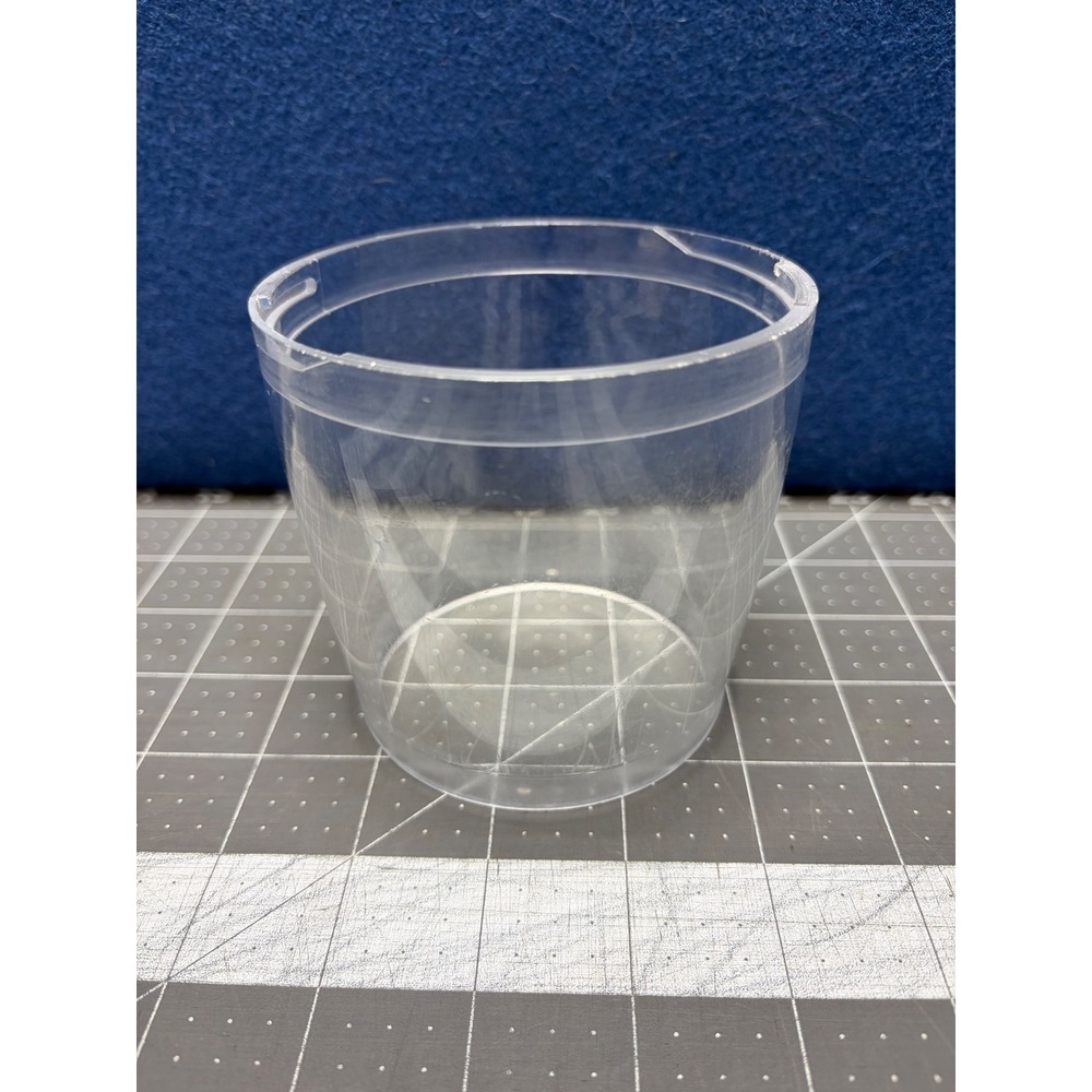 Pampered Chef Food Chopper Clear Plastic Base Cup Model 2585 Repac